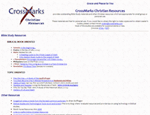 Tablet Screenshot of crossmarks.com